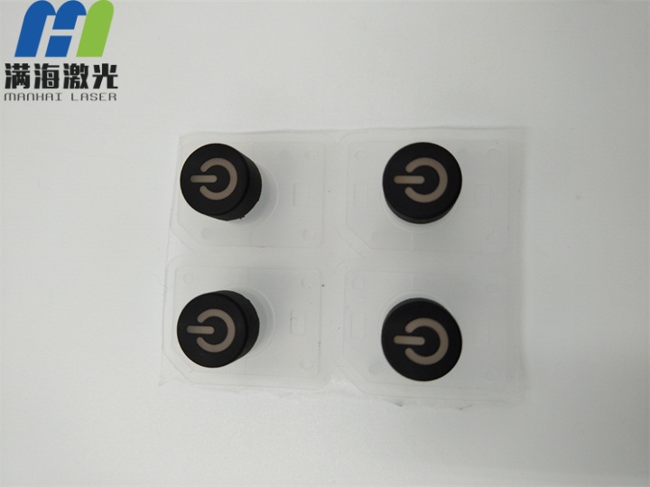 塑料噴油電源小按鍵塑（sù）料（liào）激光雕刻