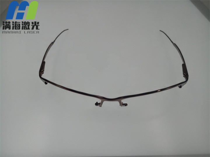 Osse鎳合金眼鏡（jìng）架logo激光打標