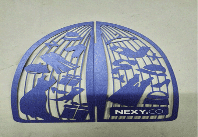 賀卡激光雕（diāo）刻