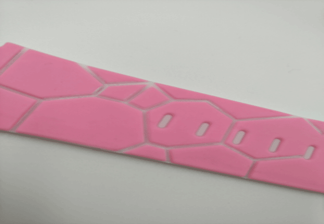 矽膠表帶激光鐳射花紋1