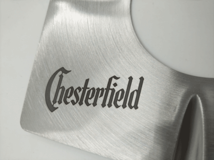 不鏽鋼煙灰缸激光刻字