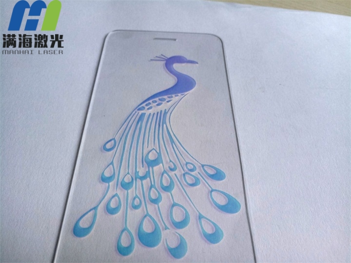 手機鋼化玻璃膜泛彩（cǎi）光學（xué）鍍激光鐳（léi）雕