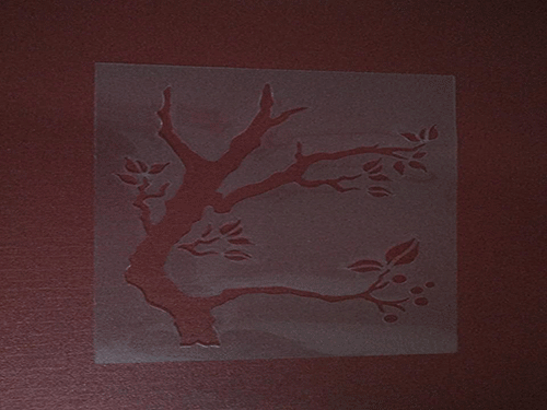 塑（sù）膠透明膠片激光雕花