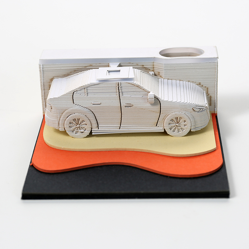 3d立體模型（xíng）便簽紙軒逸汽車模型便簽（qiān）紙定製廠家