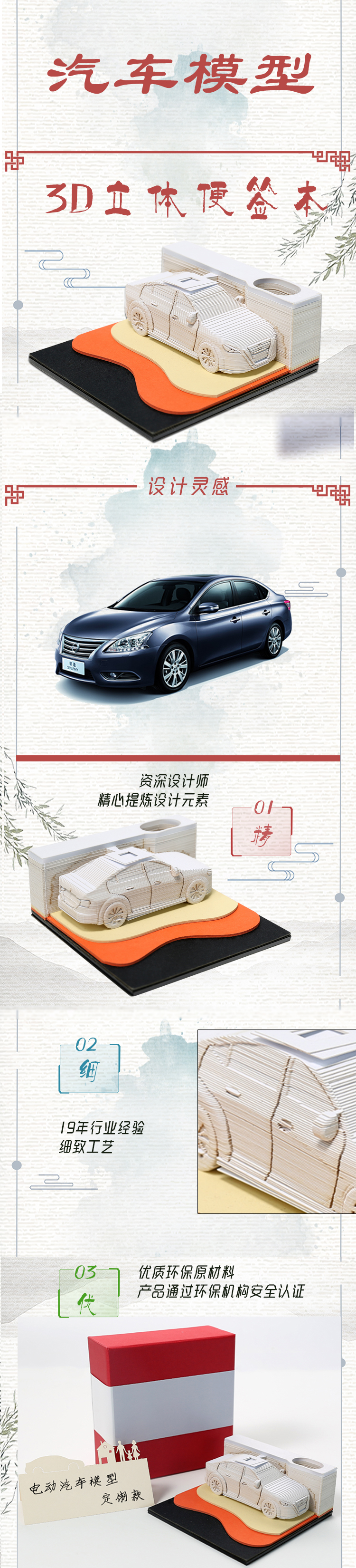 立體模型便簽紙定