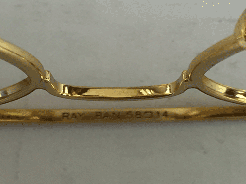 雷朋眼鏡框激光打標（biāo）