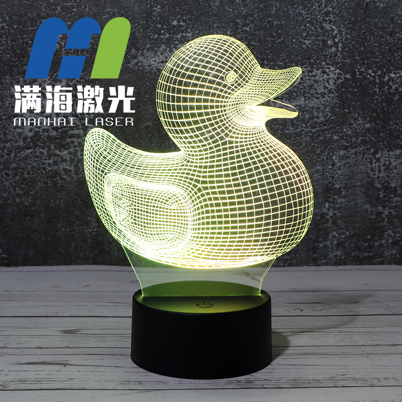 小黃鴨（yā）3d立體小夜燈定製