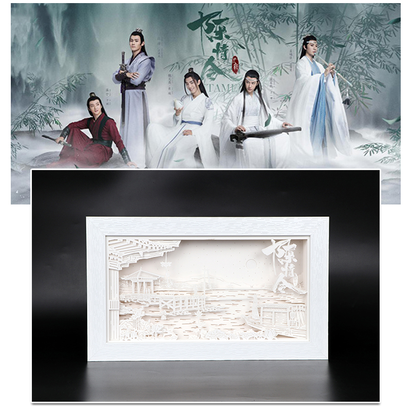 3d光影紙雕燈定製