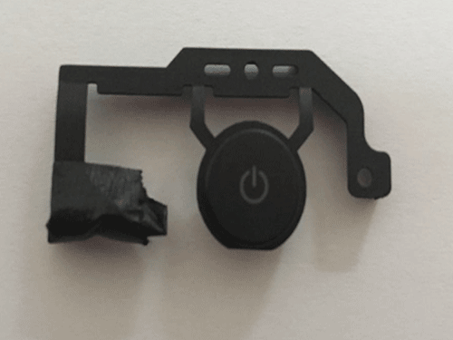 筆記本電源（yuán）按鍵激光打標（biāo）