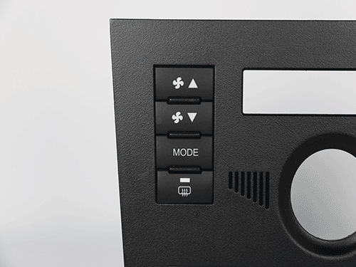 黑色汽車按鍵激（jī）光打標