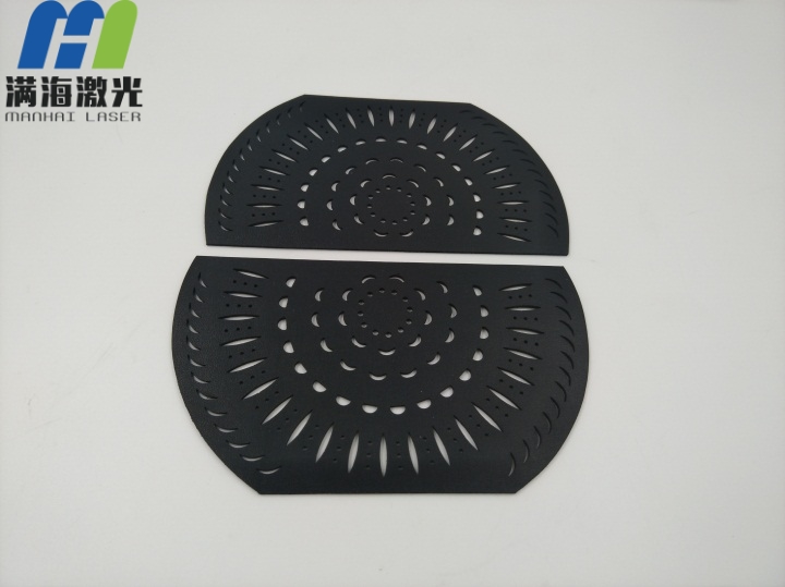 箱包皮質飾（shì）件激光切割穿孔