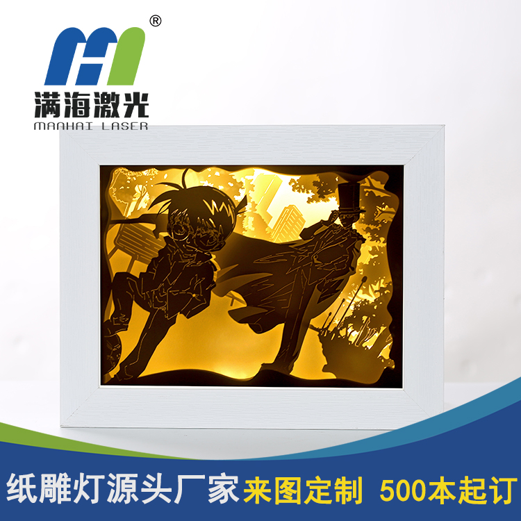 3d動漫紙雕（diāo）燈3d光影紙雕燈小夜燈定製（zhì）廠家