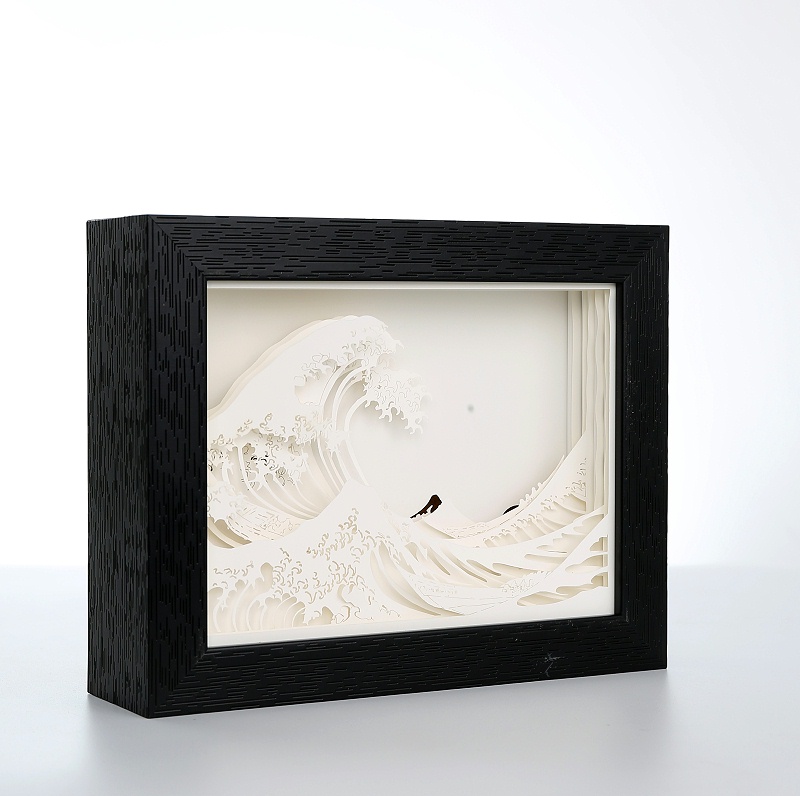 海浪光影（yǐng）紙雕燈