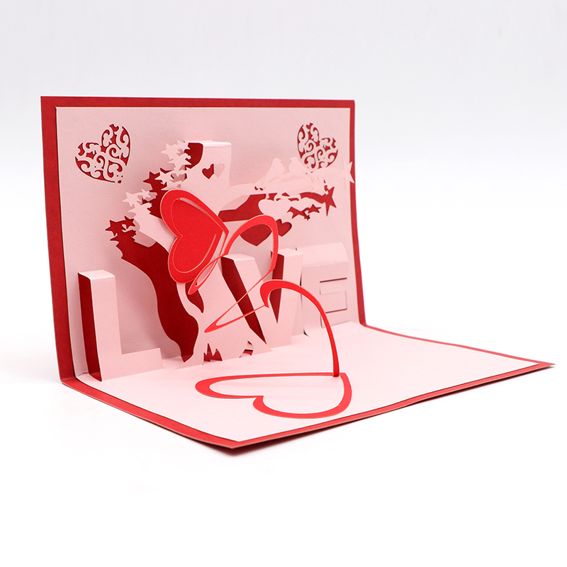 鏤空婚禮賀卡