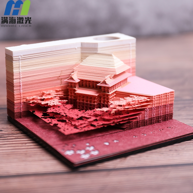 日本建築便簽紙清水寺立體創意便簽批發