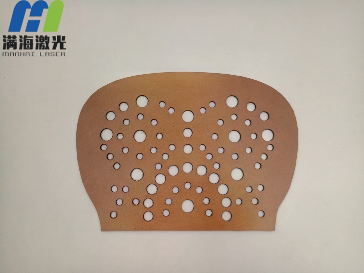  皮革皮料激光切（qiē）割鏤空加工