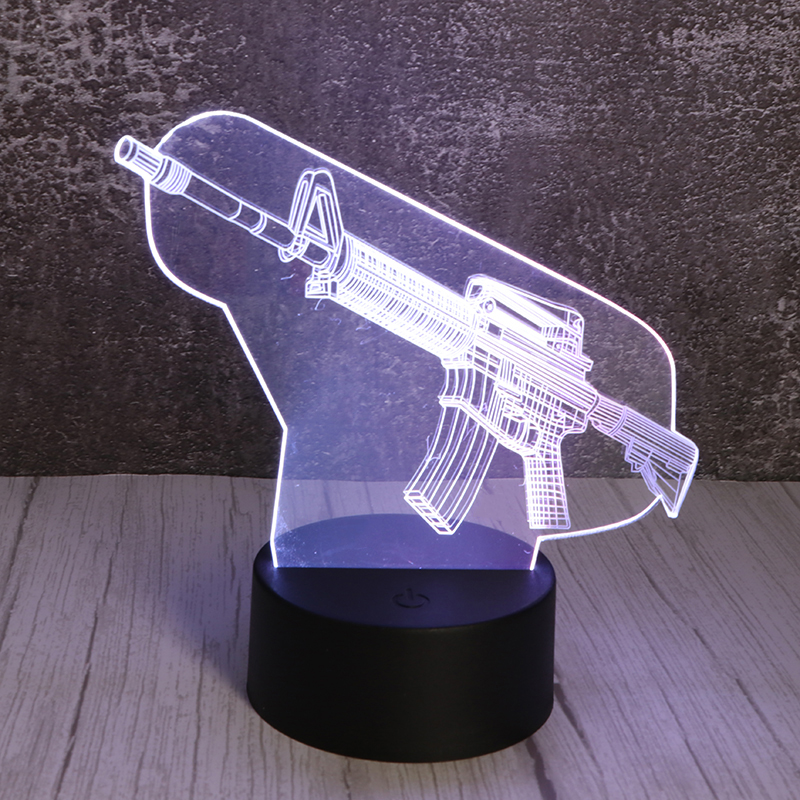 3d創意小夜燈USB插電亞克力小夜燈廠家定製