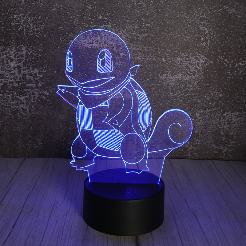 3d卡通小夜燈創意亞克（kè）力卡通小（xiǎo）夜燈忍者神龜定製