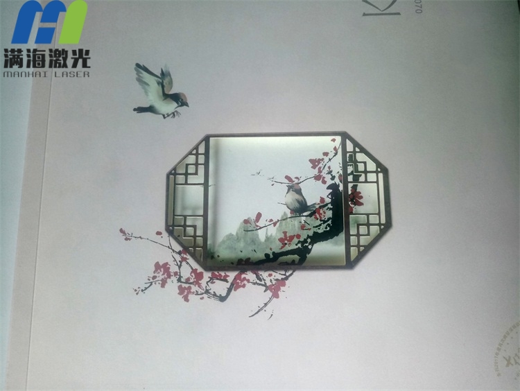 京基地產畫冊紙封（fēng）麵激光鐳雕加工