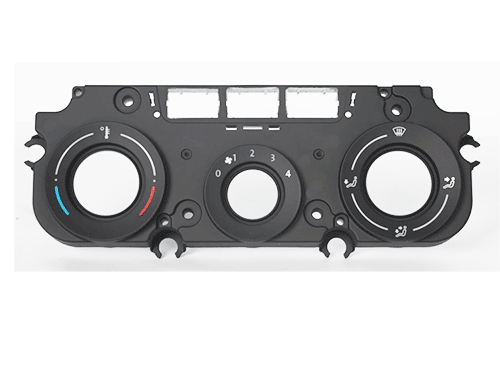 汽車空調控製麵板激光鐳雕（diāo）加工