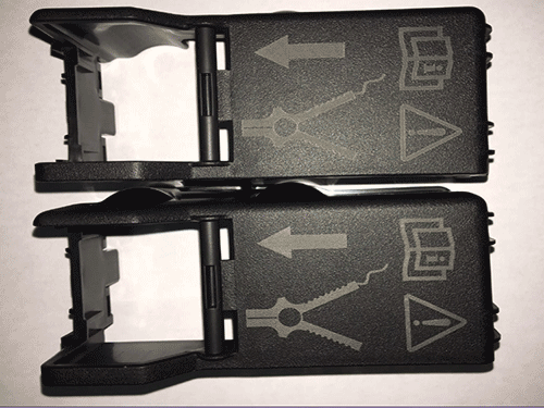 汽車配件塑膠（jiāo）件激光加工