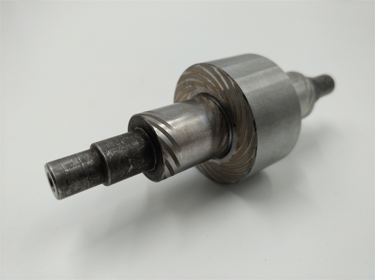 不鏽鋼止（zhǐ）推盤螺旋（xuán）槽旋轉激光鐳雕